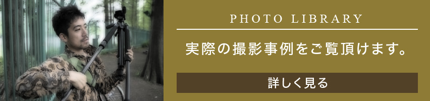 PHOTO LIBRARY 実際の撮影事例をご覧頂けます。詳しく見る